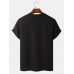 Mens Color Block Patchwork Letter Embroidered Knitted Short Sleeve T  Shirts